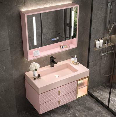 China Water Proof Luxury Bathroom Cabinets Hotel Bathroom Furniture Shower Room Vanity Shower Room Cabinet for sale