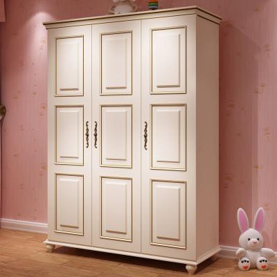 China European Style Luxury Wardrobe Locker Drawer Wardrobe Hot Selling Minimalist Clothes Rack Cabinet Furniture Bedroom Storage Cabinet for sale