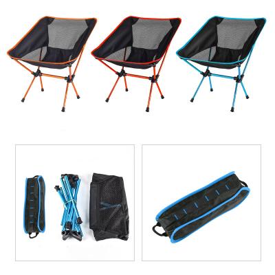 China Lazy Outdoor Fishing Chair Beach BBQ Camping Chair Moon Chair Folding Chair Space Chair Aviation Aluminum Tube Chair Portable Fishing Lazy Travel Raising Seat Aluminum Tools picnic for sale