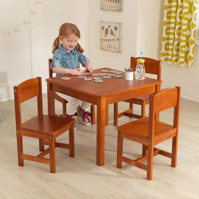 China Modern Farmhouse Table and Four Chairs in Espresso for sale