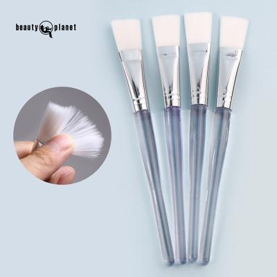 China New BEAUTY PLANET Face Cream Plastic Clay Nylon Hair Solid Handle Mask Brush Clay Wholesale Beauty Spa Tools for sale