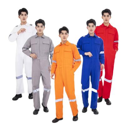 China Men's Breathable Mechanic Force Overall Safety Professional Salvation Reflective Coveralls Work Clothes For Men Worker Uniform for sale