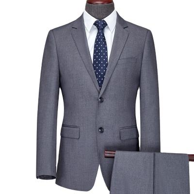 China Factory direct fashion men's suit gray color formal suit hot sale anti-shrink for sale