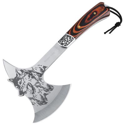 China Best Mini Stainless Steel Durable WB-AX04 Outdoor Tactical AX Camping Survival Hunting Tomahawk Wood Handle Multi Tool Ax for sale