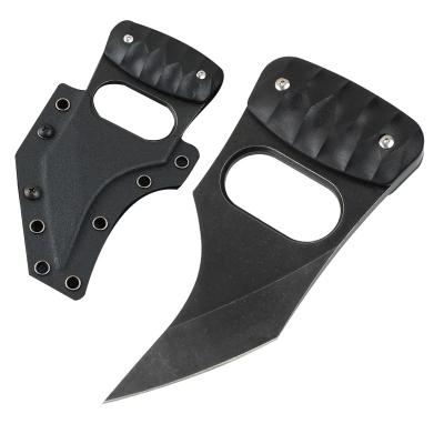 China Unrated High Quality Outdoor Stainless Steel OEM Camping Survival Ax With Nylon Pouch for sale