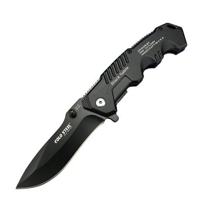 China Quick-change cold steel black sand knife outdoor hunting and camping stainless steel handle folding knife for sale