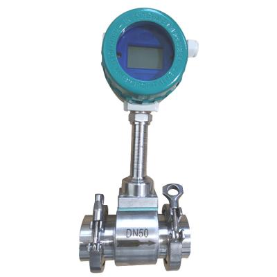 China Tri-clamp Type Vortex Flow Meter with DN25 - DN300 Pipeline Diameter for sale