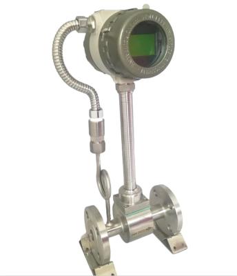 China Compressed Air Steam Vortex Flow Meter  IP65 Simple Structure for sale