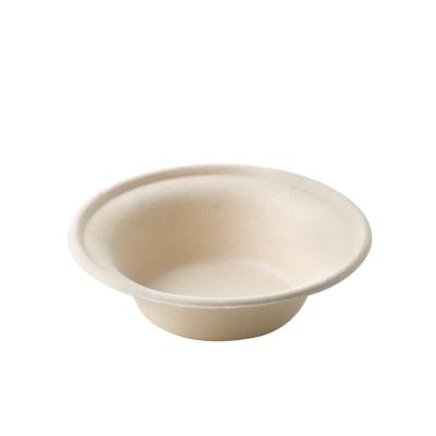 China Food Grade Disposable Compostable Bowl Box Bagasse Sugar Cane Tableware Recyclable Soup Bowl for sale