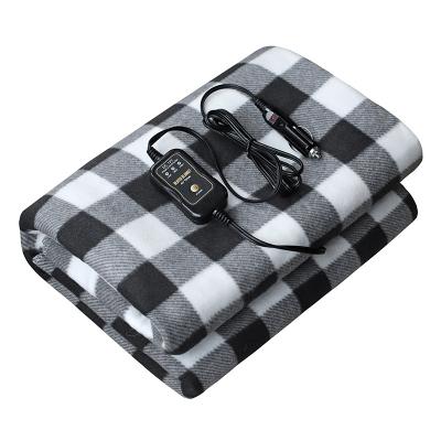 China Best Portable Electric Heated Therapy Travel 12v Blanket For Camping for sale