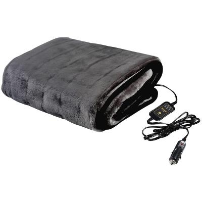 China Car Amazon Best 12v Washable Heated Jet Electric Travel Blanket For Camping for sale