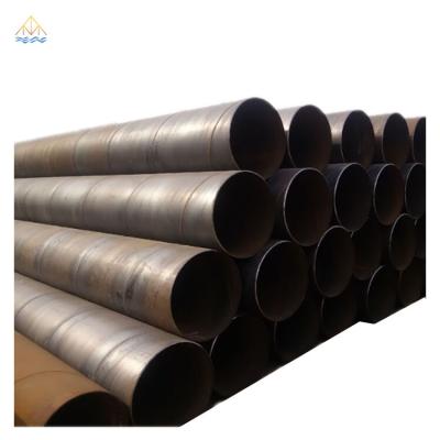 China Wholesale High Quality Liquid Pipe Spiral Steel Pipe SAW Large Diameter Steel Pipe 762mm Steel Line Pipe Natural Black for sale