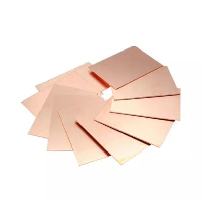 China Industry And Heater Exchanger 99.95% Brass Sheets Customized 1-6m Or Width 10mm~2500mm Copper Sheet Brass Flat Need for sale