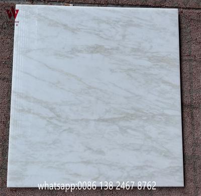 China Shiny White Marble Marmor Nero Margiua Marble China Silky Milk White Modern Marble With White Veins Sale Stone Cross Customized for sale