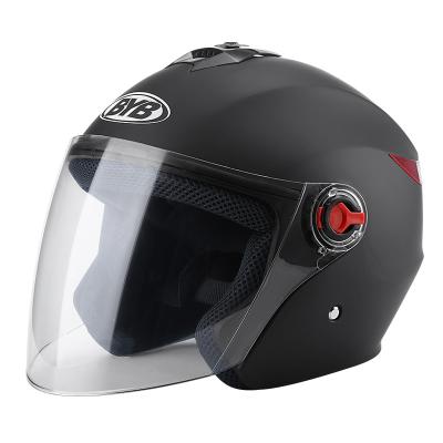 China Half Face Helmet High Quality Motorcycle Helmet Abs Material Fog Proof Lens Riding Half Face Motorcycle Helmet for sale