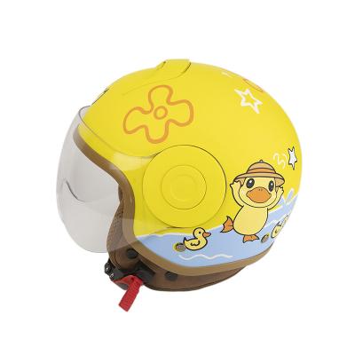 China Half Face Helmet Wholesale Factory Price Children Bike Cycling Helmet Cartoon Abs Materials Safety Helmet Motorcycle Kid for sale