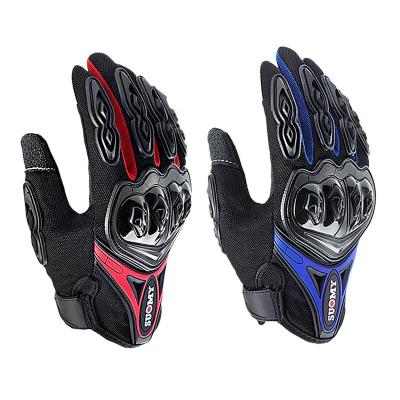 China Comfortable Anti Slip Gloves Manufacturers Wholesale All Finger Summer Touch Screen Anti-fall Off-road Gloves Bike Motorcycle for sale