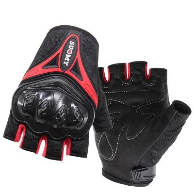 China Comfortable Anti Slip Gloves Made in China Summer Motorbike Gloves Anti-drop and Wear-resistant Motorcycle Half Finger Gloves for sale