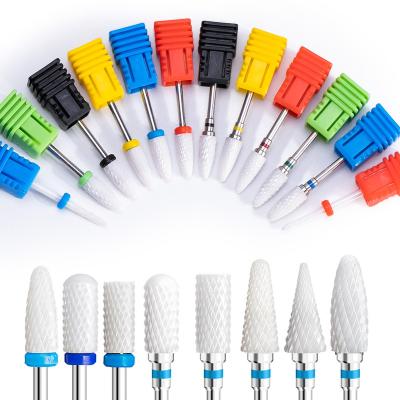 China Nail Drill Bit Nail Drill Manicure Accessories Bit Professional Tungsten Carbide Diamond Carbide Nail Drill Bits Remove Gel Acrylics Nails Machine for sale