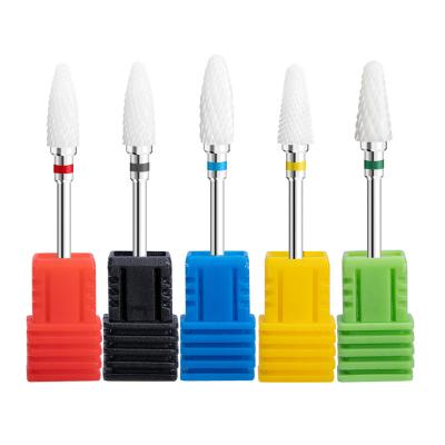 China Price Dia Ceramic Nail Drill Bit Standard Nail Drill Surprise Price Set Ceramic Nail Drill Bit For Manicure Pedicure Tools for sale