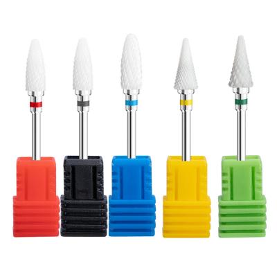 China Wholesale Standard Dia Ceramic Nail Drill Bit Nail Drill Bit Set Ceramic Nail Drill Bit For Manicure Pedicure Art Tools for sale