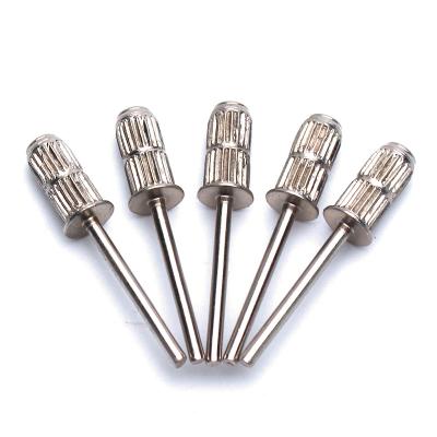 China Professional Nail Drill Chuck Nail Drill Bit 3/32 Leg Size Gold Silver Color for sale