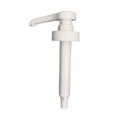 China Non Spill White Hand Lotion Pump Dispenser Pump 28410 18mm White Lotion Pump Factory Gallon Custom Plastic Sprayer for sale