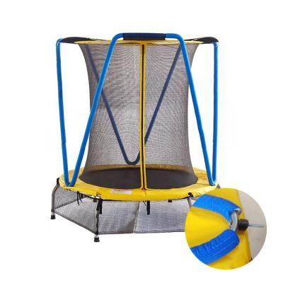 China Indoor Safety Enclosure Mini Trampoline Jumping Bed With Non-slip Trampoline Kids Jumping Net Trampoline For Sale for sale