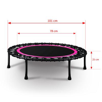 China Wholesale Non-slip Mini Trampolim Adulto Fitness Exercise Weight Loss Workout Trampoline For Adults for sale