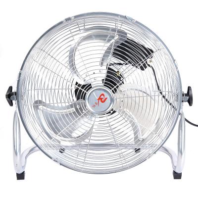 China Changrui Modern 16 Inch 18 Inch Cheap Plastic Blades 5 Speed ​​Commercial Home Indoor Floor Cooling Oscillating Plastic Fans for sale