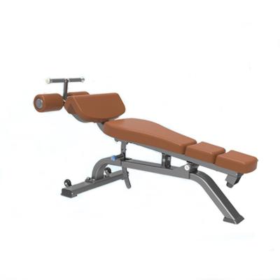 China commercial use strength fitness equipment pin loaded strength bodybuilding gym machine ADJ.DECLINE BENCH for sale