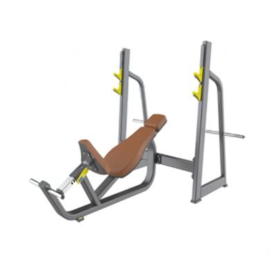 China New Commercial Use Gym Strength Exercise Machine Fitness Pin Loaded Equipment Dezhou Factory BENCH OLYMPIC SLOPE for sale