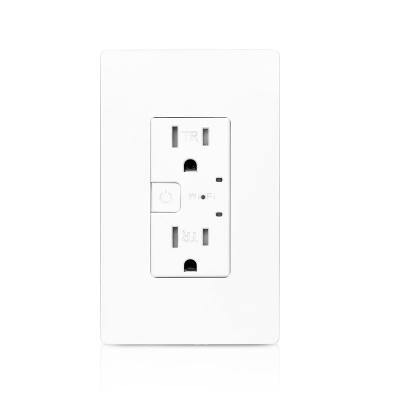 China Smart Outlet Smart Outlet in Wall Works with Alexa 15 Amp No Hub Required 13*8*6.2 for sale