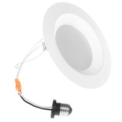 China Modern AC COB LED Recessed Lighting 5/6 Inch Downlight Smooth Trim 4000K Warm White for sale