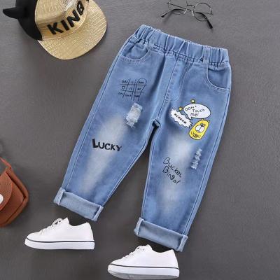 China Wholesale Color Fade Proof Style Summer Kids Enzyme Wash Jeans Pants New Fashion Toddler Boy Toddler Boy Jeans Pant Design Shorts Kids for sale