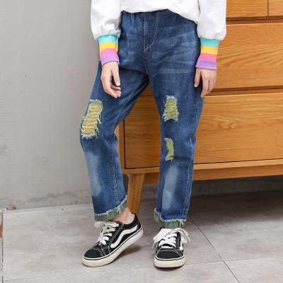 China Wholesale Fashion Style Summer Color Fade Proof New Enzyme Wash Jeans Pants Clothes Pants Design Shorts Baby Toddler Kids Use Boys Jeans for sale