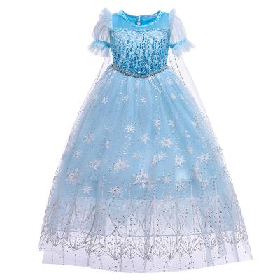 China New Design Washable High Quality Girls Frozen Character Dresses Modern Dress Princess Girl For Sale for sale