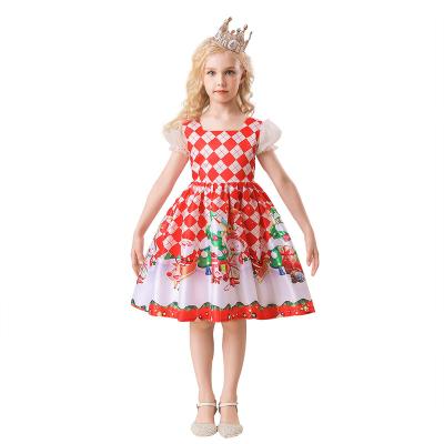 China High Quality Breathable Princess Dress Modern Design Baby Girls Princess Dresses Wedding Dress Lace For Christmas for sale