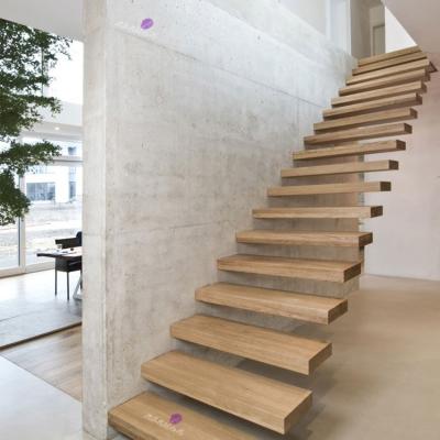 China Modern modern floating stairs with invisible stringer for sale