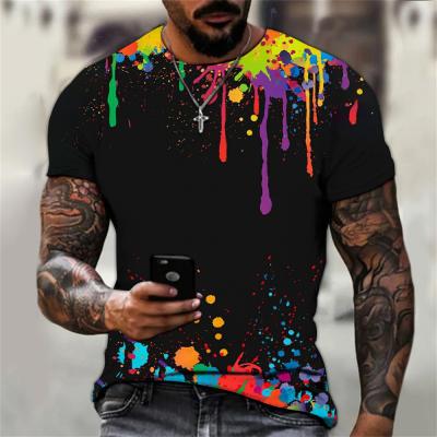 China Anti Shrink Men'S Oversize T Shirt Full Sublimation Shirts Hip Length for sale