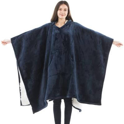 China Giant Pocket  Fleece Oversized Hooded Blankets for sale