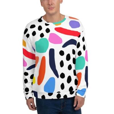 China Custom Sublimation Crewneck Sweatshirt  Breathable for sale