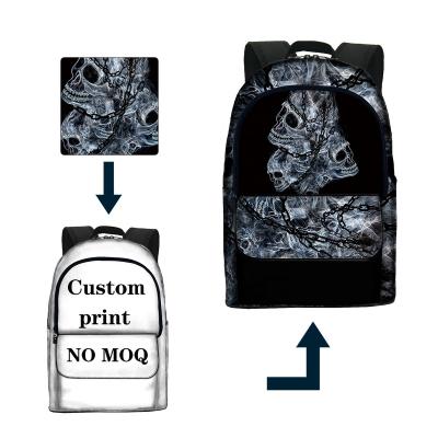 China Custom Logo Blank Sublimation Backpacks Waterproof Personalised for sale