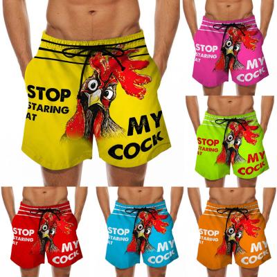 China Summer Vacation Holiday Men'S Custom Swim Shorts Anti Shrink for sale