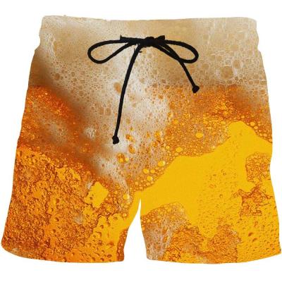 China Anti UV Custom Swim Trunks Digital Sublimation Printing Shorts For Men Breathable for sale