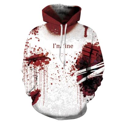 China Machine Washable 3d Sublimation Printing Hoodie Blank Fleece Pullover Multicolor for sale