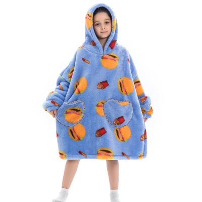 Chine BSCI Anti Pilling Couvertures Portables Pyjamas Pullovers superbes paresseux Pour les enfants à vendre