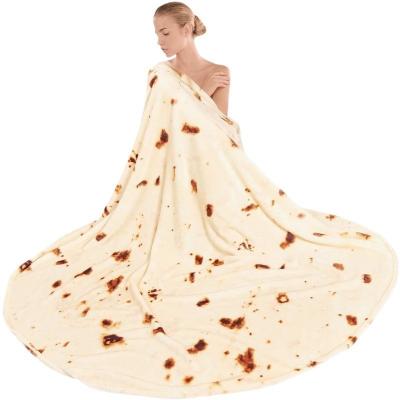 China 60 X 80Inch  Burritos Tortilla Wearable Hooded Blanket for sale