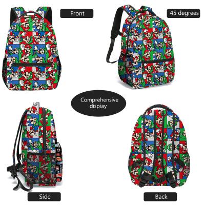 China Cartoon Full Printed Large Capacity Backpack Primary School Backpack Load Reduction for sale