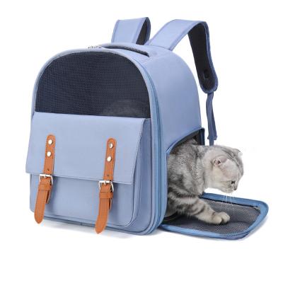 China Ventilated Mesh Cozy Pet Carrier Bag Portable Cat Carrier Backpack for sale